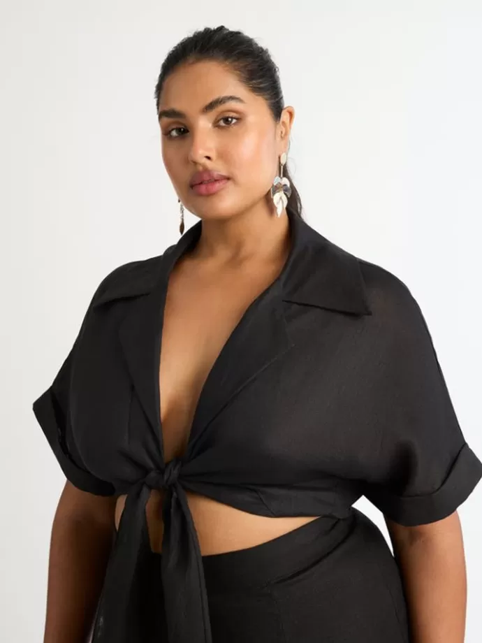 Flash Sale Allure Linen Shirt Woman Workwear