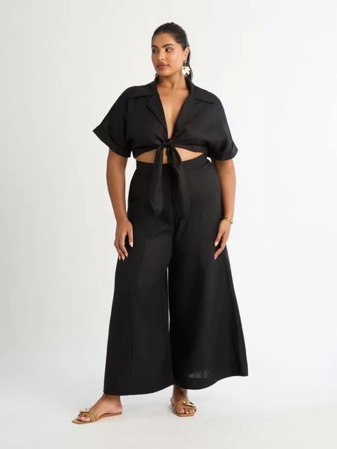 Flash Sale Coastal Linen Pant Woman Workwear