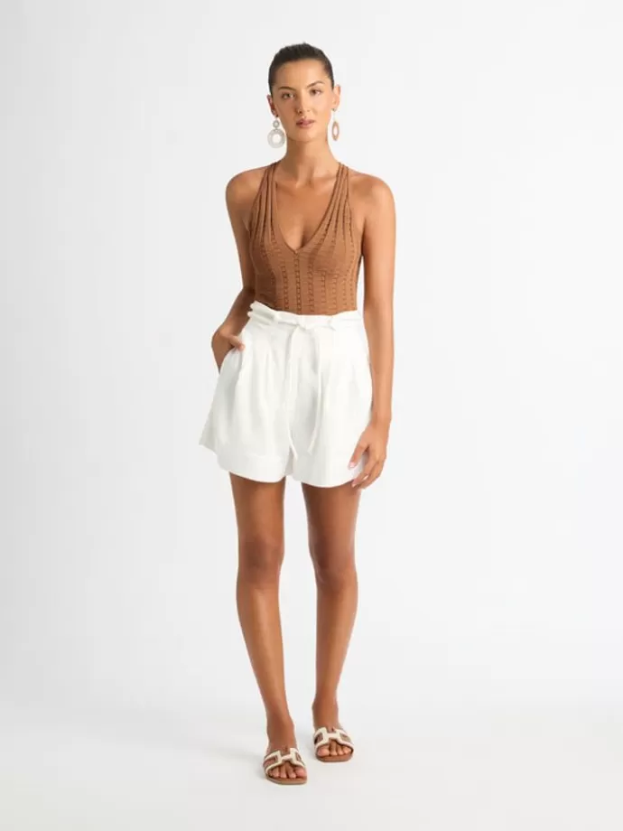 Shop Mia Linen Short Woman Shorts