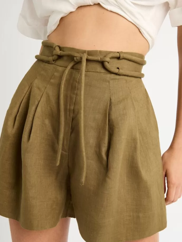 Sale Mia Linen Short Woman Shorts