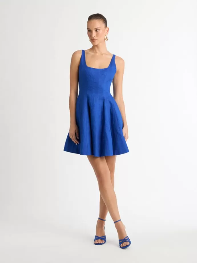 Shop Santorini Mini Dress Woman Dresses
