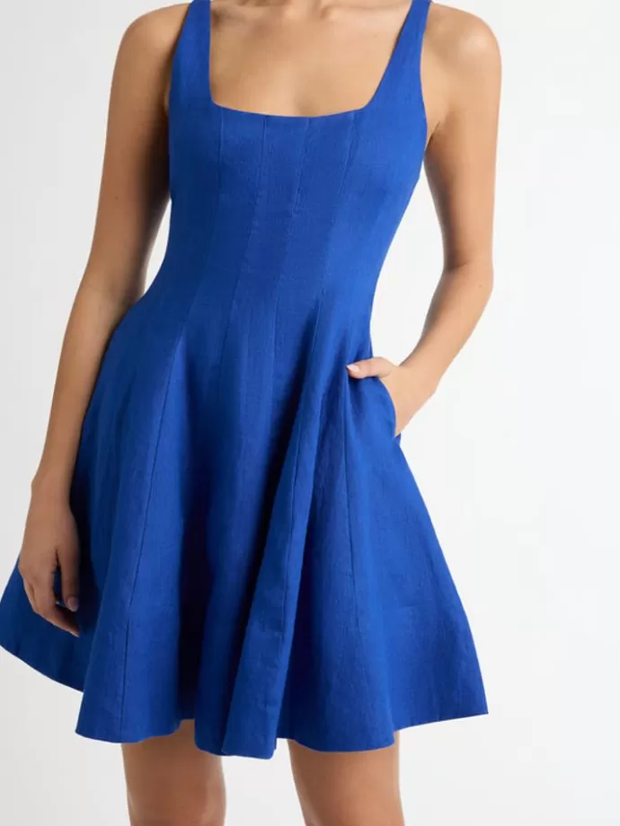Shop Santorini Mini Dress Woman Dresses