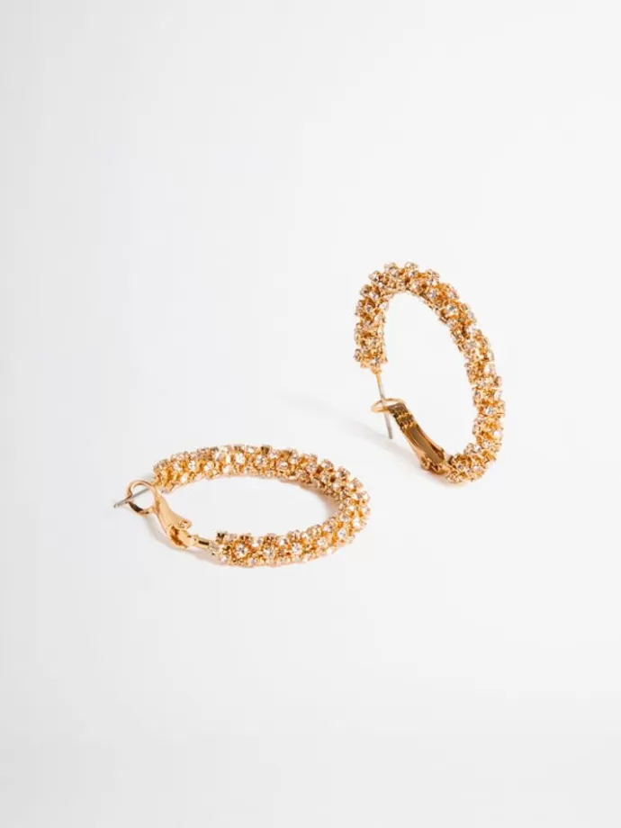 Cheap Sparkle Hoop Earrings Woman Earrings